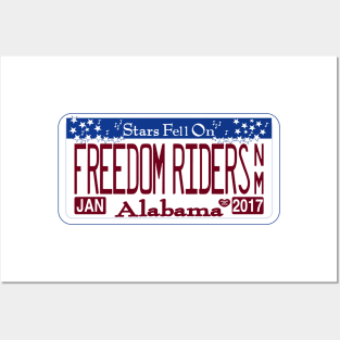 Freedom Riders National Monument license plate Posters and Art